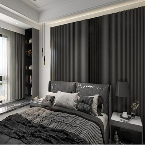 fluted at bed