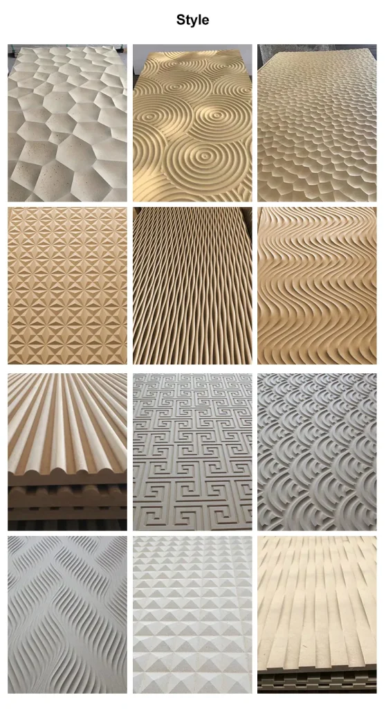 3D wall panel designs
