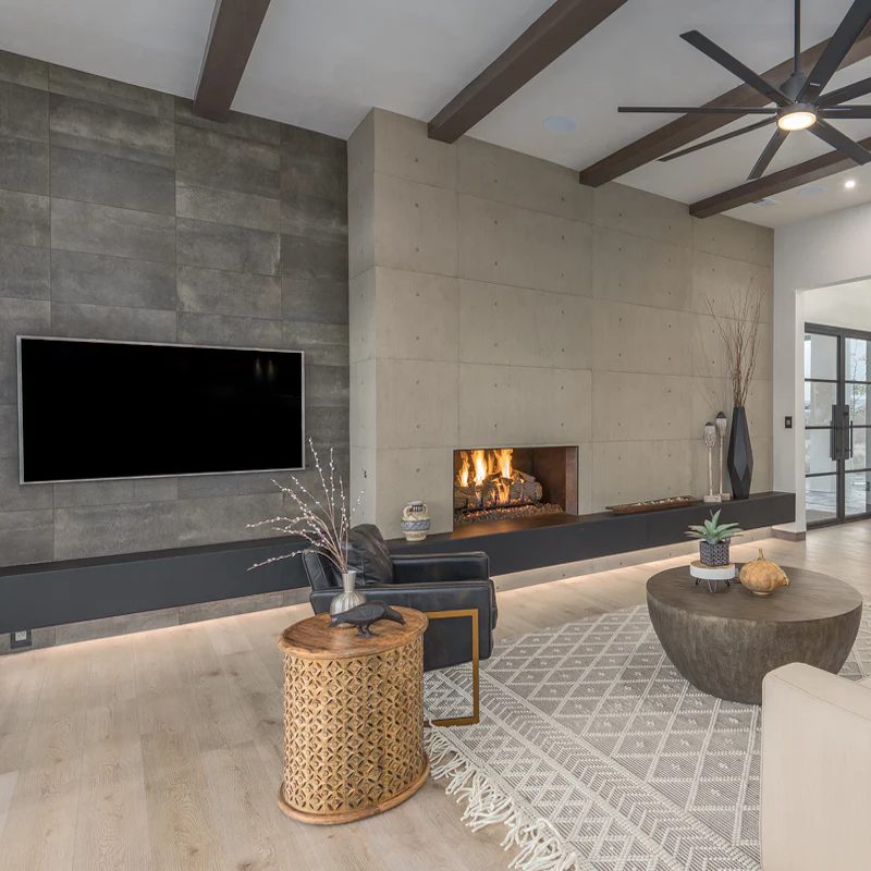 Artificial concrete panel